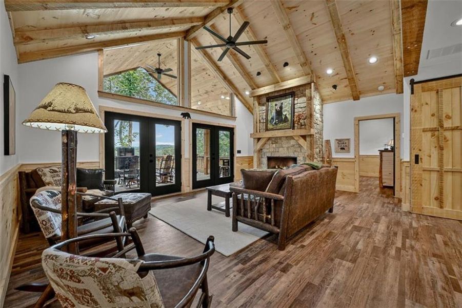 Furnished interior view inside a new home in , Ellijay (Image 33). Furnished interior view inside a new home in , Ellijay (Image 33).