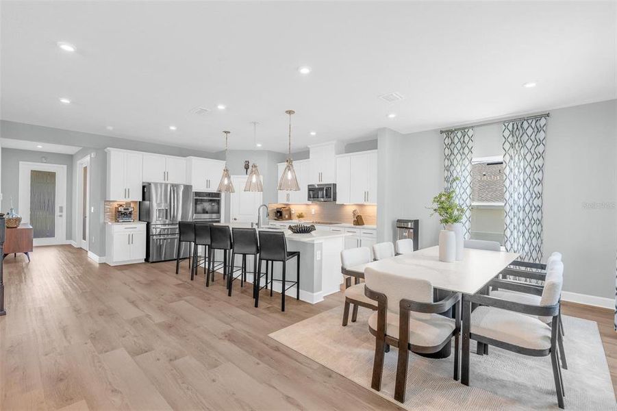 Furnished interior view inside a new home in Bella Terra, Clermont (Image 9).