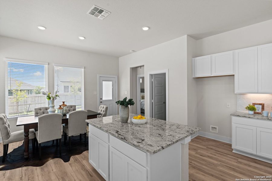 Furnished interior view inside a new home in Hunters Ranch, San Antonio (Image 33). Furnished interior view inside a new home in Hunters Ranch, San Antonio (Image 33).