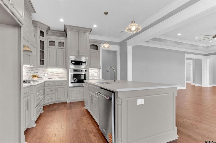 Furnished interior view inside a new home in , Hideaway (Image 12).