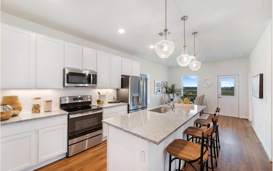 Furnished interior view inside a new home in Cool Water, Jarrell (Image 4).