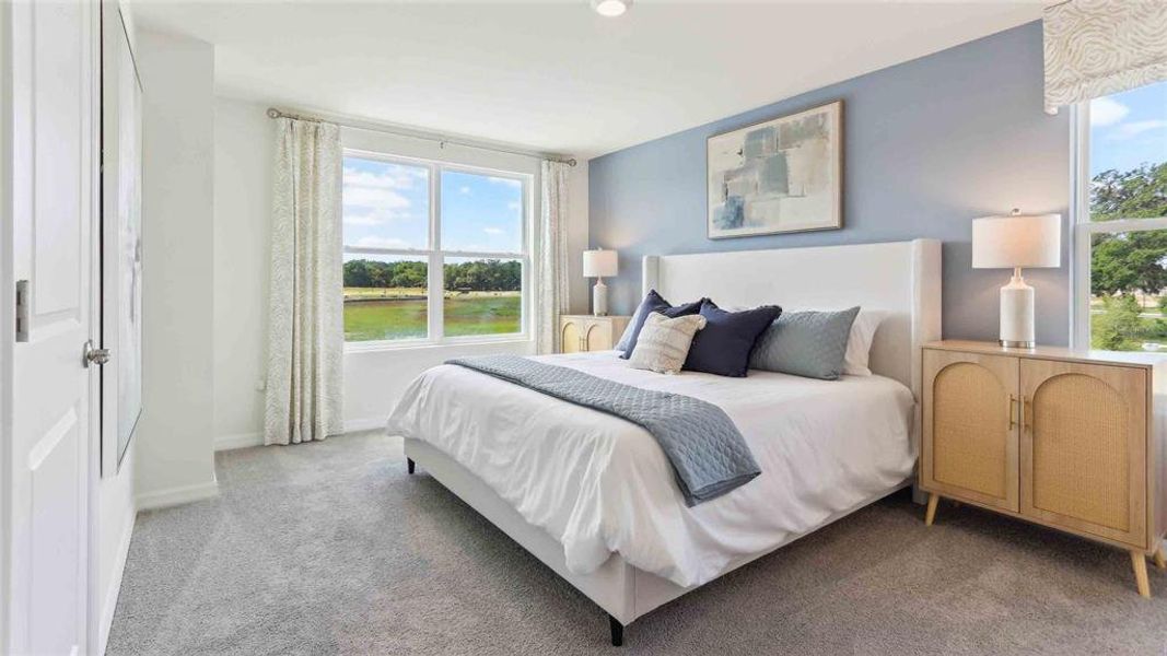 Furnished interior view inside a new home in The Towns at Laurel Commons, Ocala (Image 5).