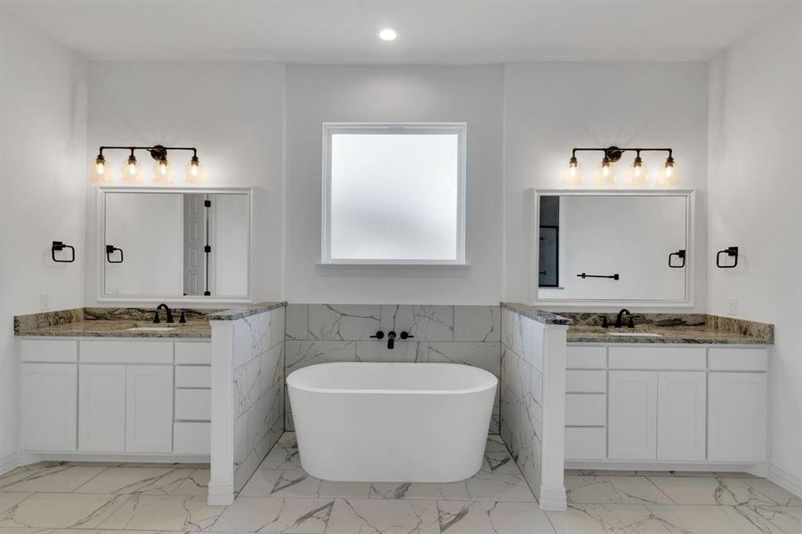 Furnished interior view inside a new home in , Waxahachie (Image 9).