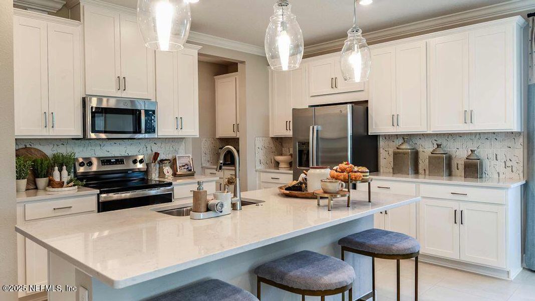 Furnished interior view inside a new home in Colbert Landings, Palm Coast (Image 10).