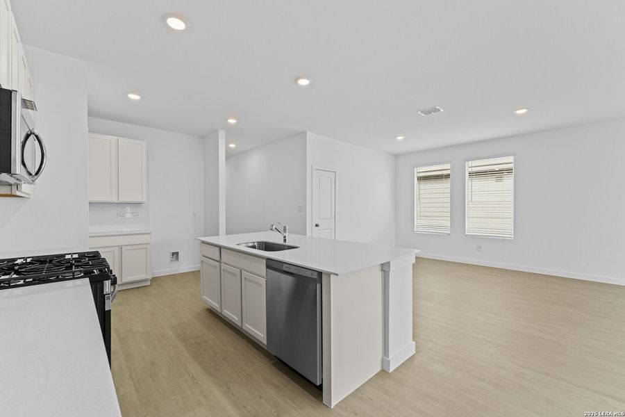 Furnished interior view inside a new home in Hightop Ridge, Converse (Image 7).