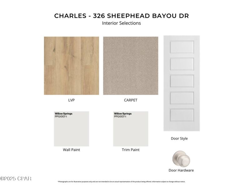Sample of building materials used in homes in Breakfast Point East, Panama City Beach (Image 5).