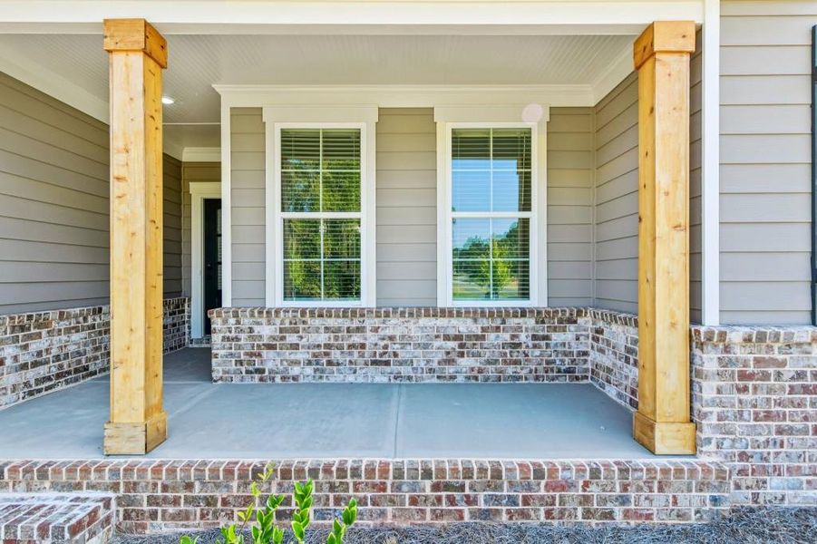 Exterior details and patio area of a home in Magnolia Ridge, Monroe (Image 24).