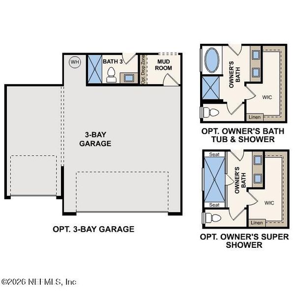 2D floor plan layout of this home in Reserve East, Flagler Beach, FL (Image 5). 2D floor plan layout of this home in Reserve East, Flagler Beach, FL (Image 5).