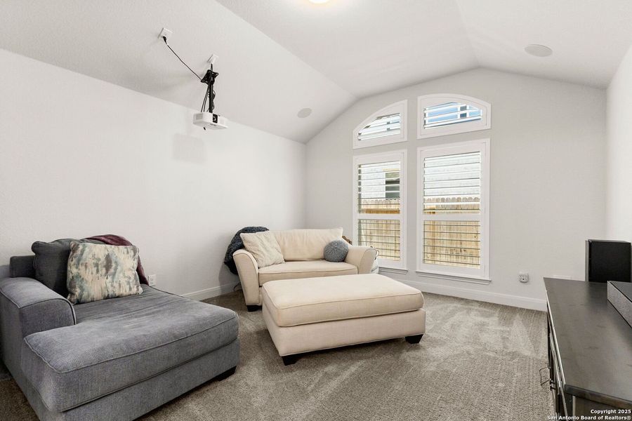 Furnished interior view inside a new home in Meadows Of Mill Creek 60', Seguin (Image 12).
