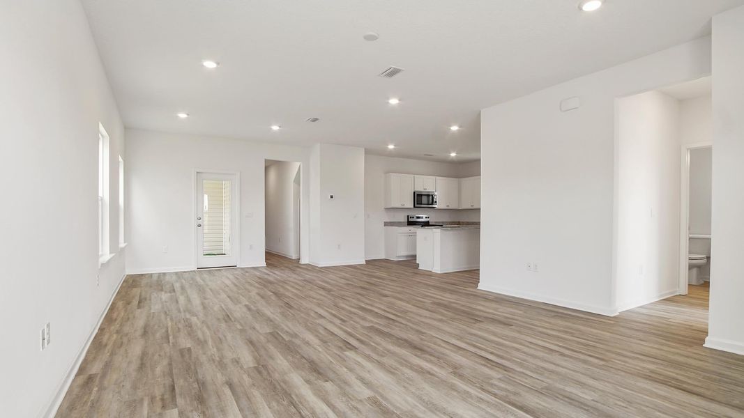 Representative unfurnished interior of a home built from the Cary by D.R. Horton in Owl's Head East, Freeport (Image 15). Representative unfurnished interior of a home built from the Cary by D.R. Horton in Owl's Head East, Freeport (Image 15).