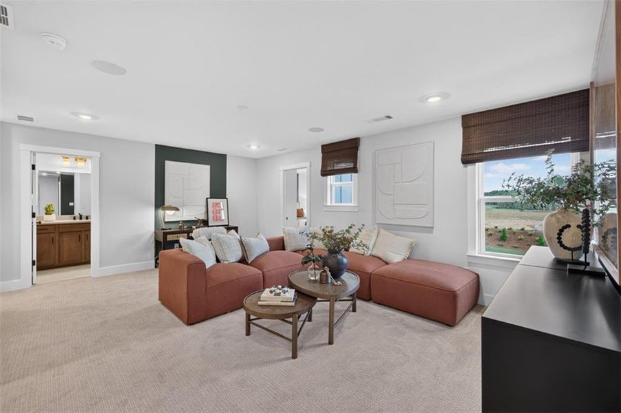 Furnished interior view inside a new home in Amherst, McDonough (Image 30).