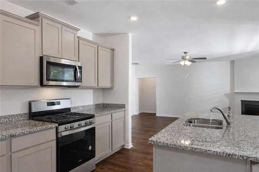 Furnished interior view inside a new home in , Stonecrest (Image 8).