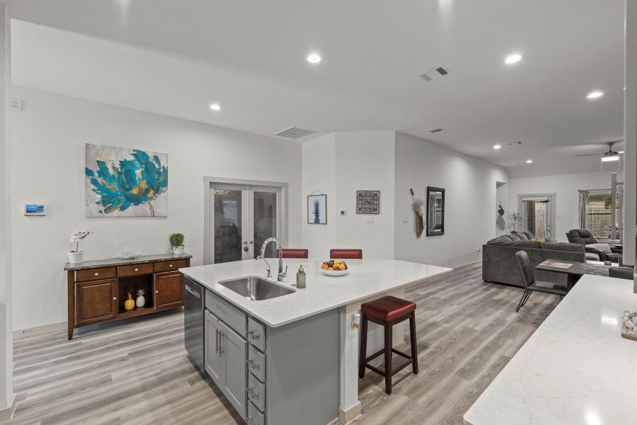 Furnished interior view inside a new home in Westwood, League City (Image 18). Furnished interior view inside a new home in Westwood, League City (Image 18).