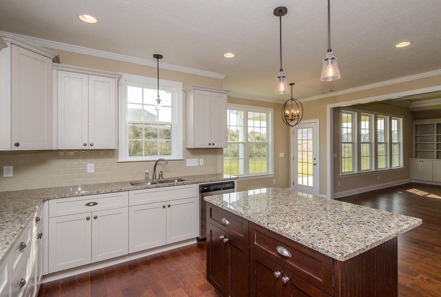 Representative furnished interior of a home built from the Durham Hill by Ivey Homes in Tillery Park, Grovetown (Image 10).