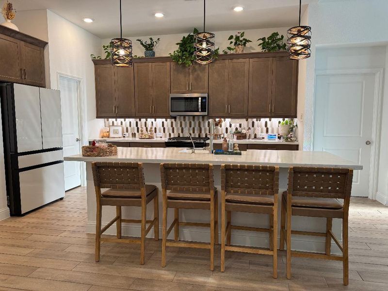 Furnished interior view inside a new home in The Highlands, Porter (Image 10).