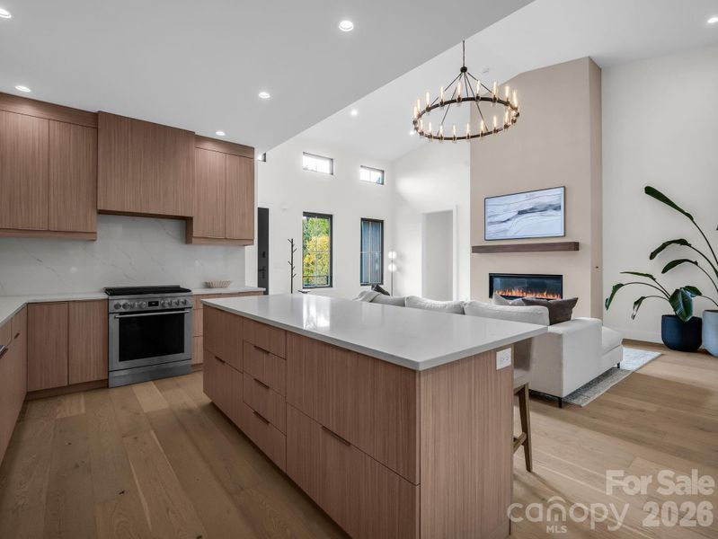 Furnished interior view inside a new home in , Hendersonville (Image 9).