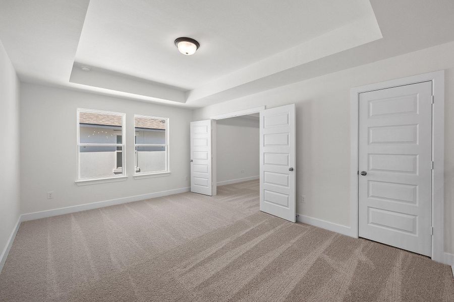 Spacious, unfurnished interior of a new home in Parmer Ranch, Georgetown (Image 33). Spacious, unfurnished interior of a new home in Parmer Ranch, Georgetown (Image 33).