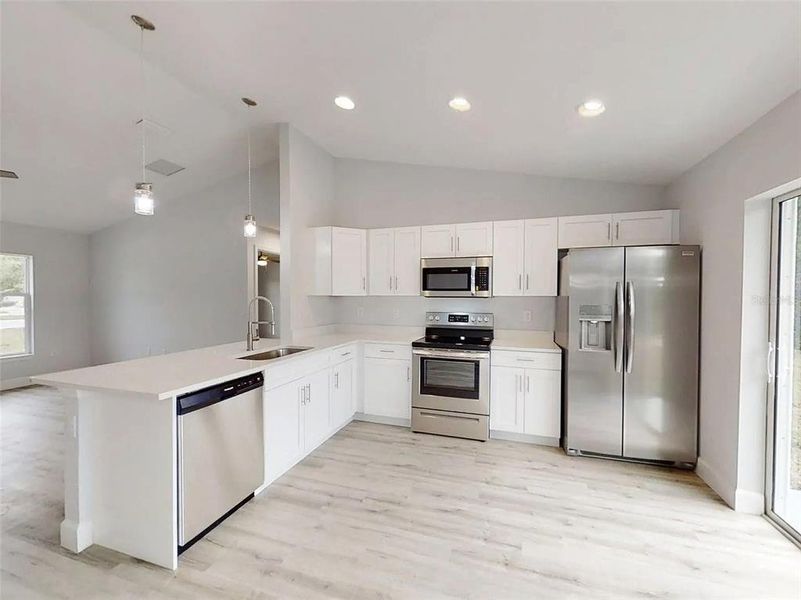 Furnished interior view inside a new home in , Ocala (Image 3).