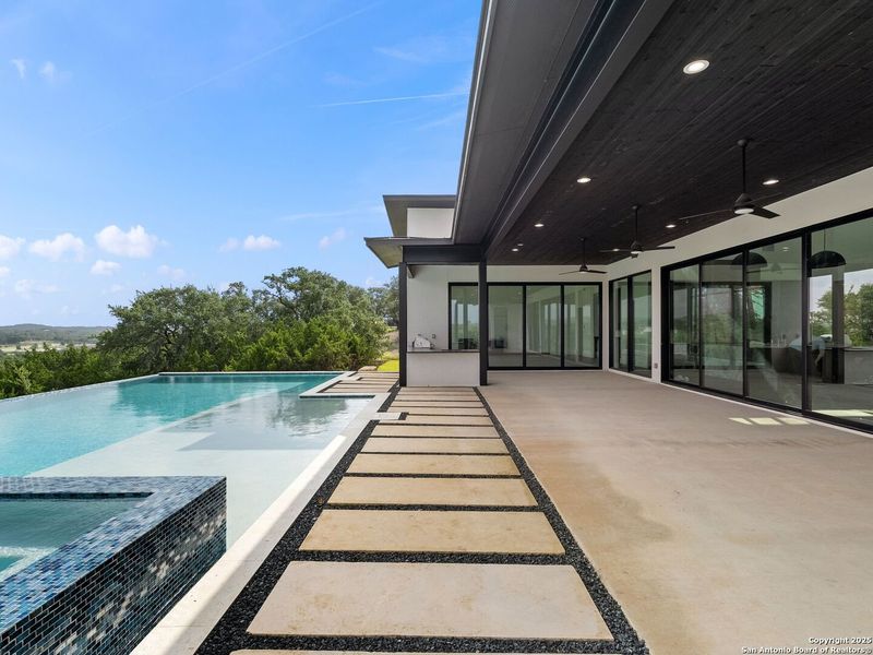 Exterior details and patio area of a home in , Boerne (Image 17).