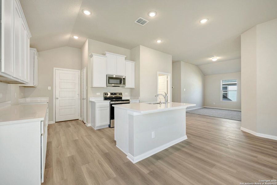 Furnished interior view inside a new home in Greenspoint Heights, Seguin (Image 9).
