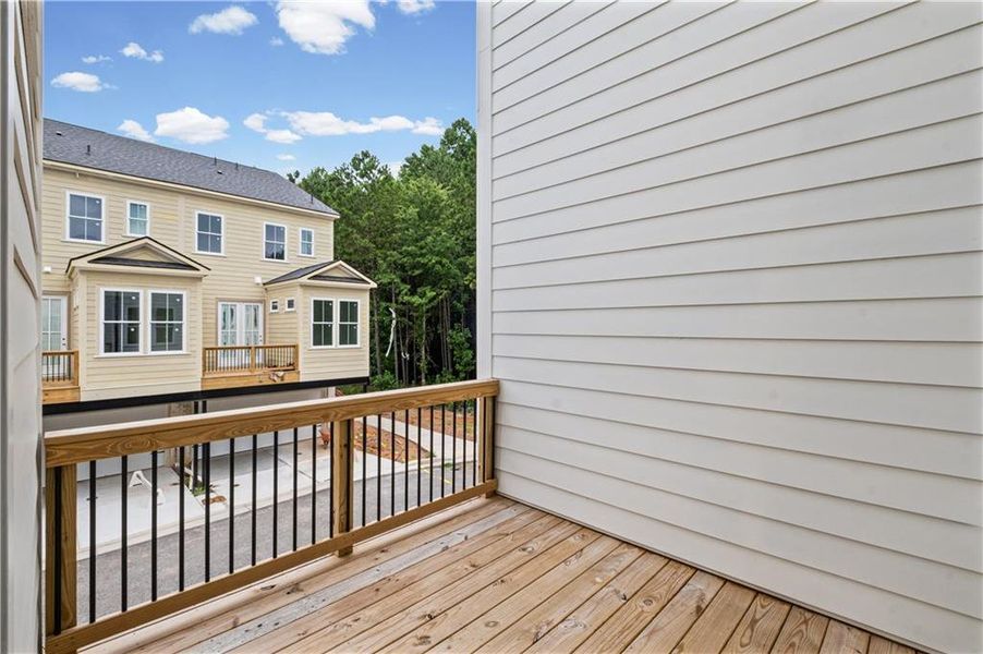 Exterior details and patio area of a home in , Canton (Image 4).