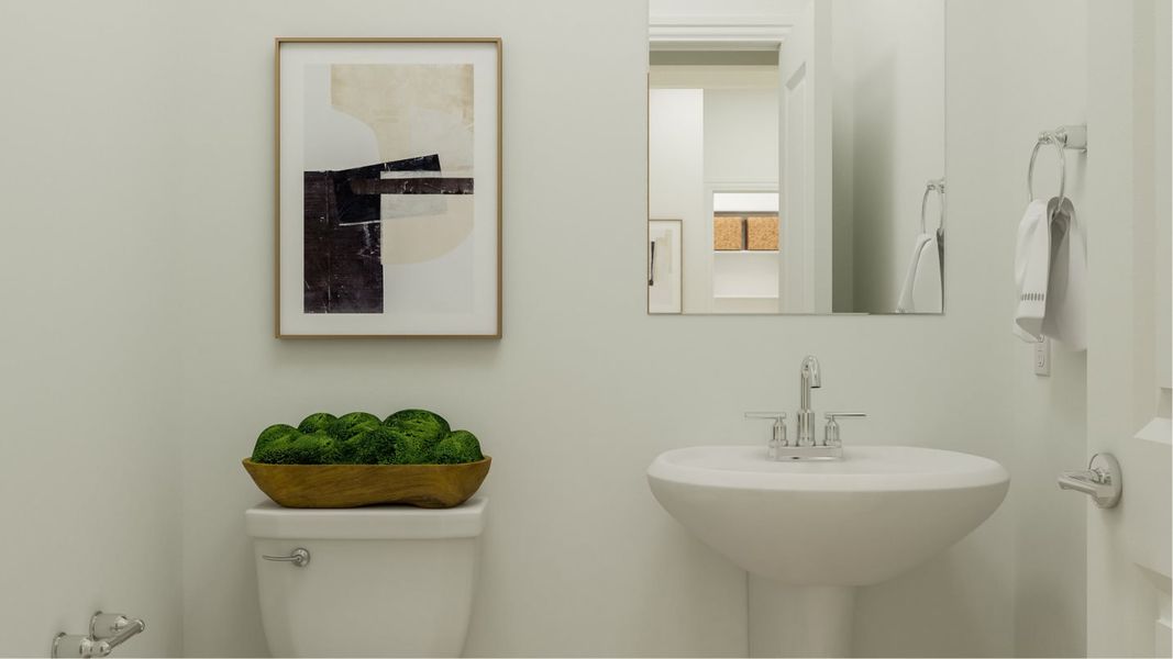 Moonstone Powder Bathroom