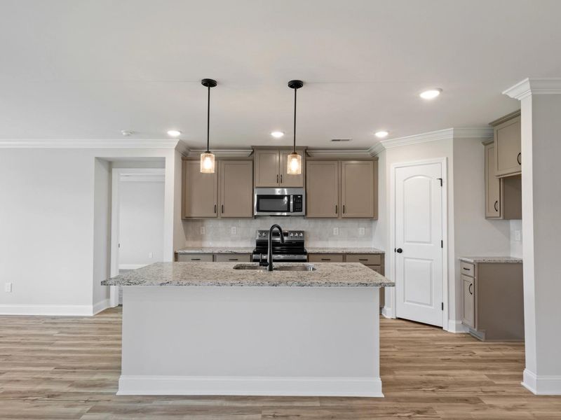 Representative furnished interior of a home built from the The Holly F by Davidson Homes LLC in Meadow Ridge Estates, Josephine (Image 5).