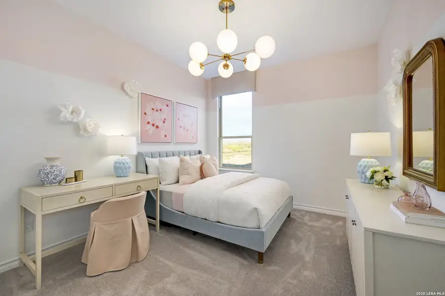 Furnished interior view inside a new home in Nopal Valley, San Antonio (Image 7).