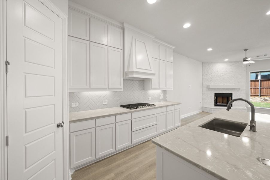 Furnished interior view inside a new home in Bridgewater, Midlothian (Image 7).