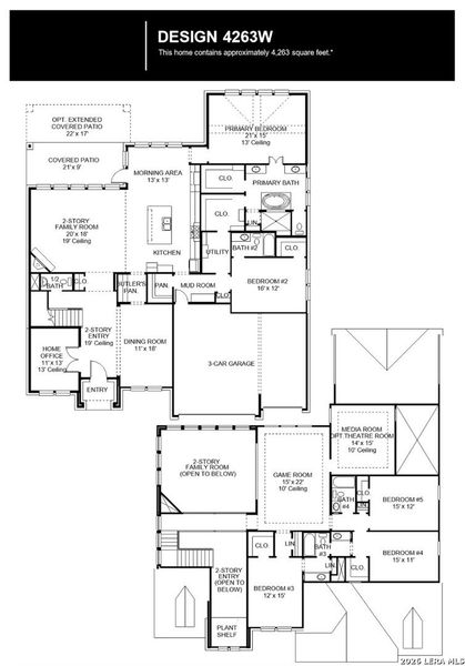 2D floor plan layout of this home in The Dominion, San Antonio, TX (Image 2). 2D floor plan layout of this home in The Dominion, San Antonio, TX (Image 2).