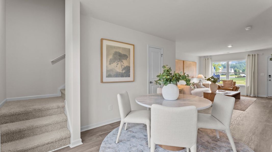 Furnished interior view inside a new home in Jetstream Park, Wilson (Image 10).