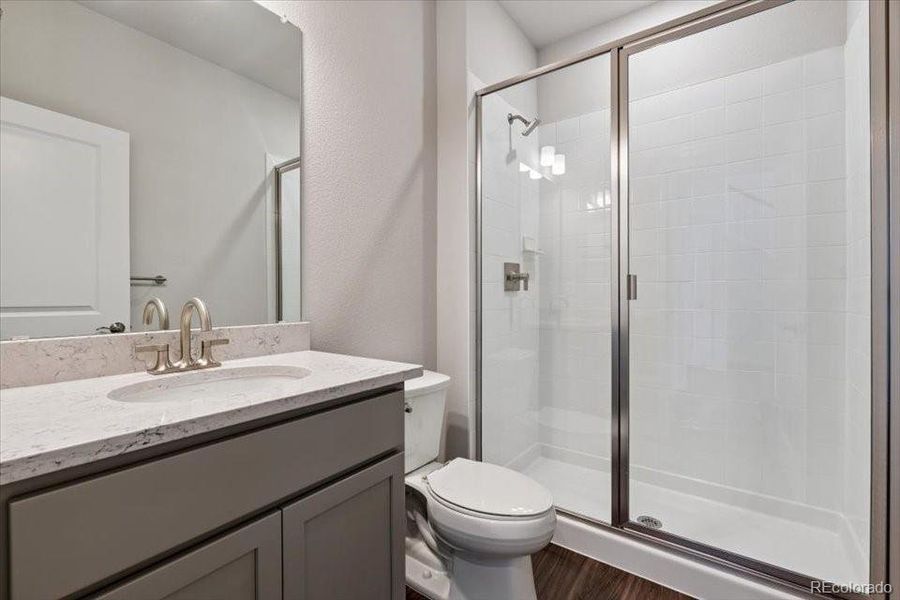 Furnished interior view inside a new home in Prestige Collection at Parkdale Commons, Erie (Image 5). Furnished interior view inside a new home in Prestige Collection at Parkdale Commons, Erie (Image 5).