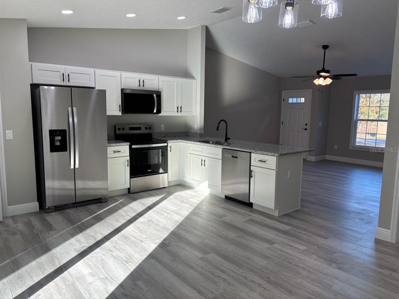 Furnished interior view inside a new home in , Citrus Springs (Image 5).