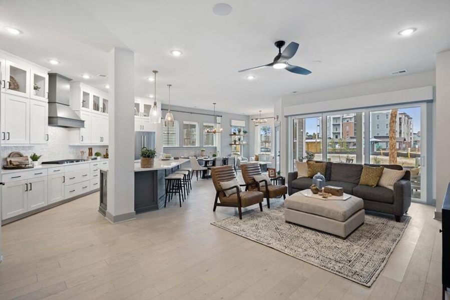 Furnished interior view inside a new home in , Summerville (Image 3).