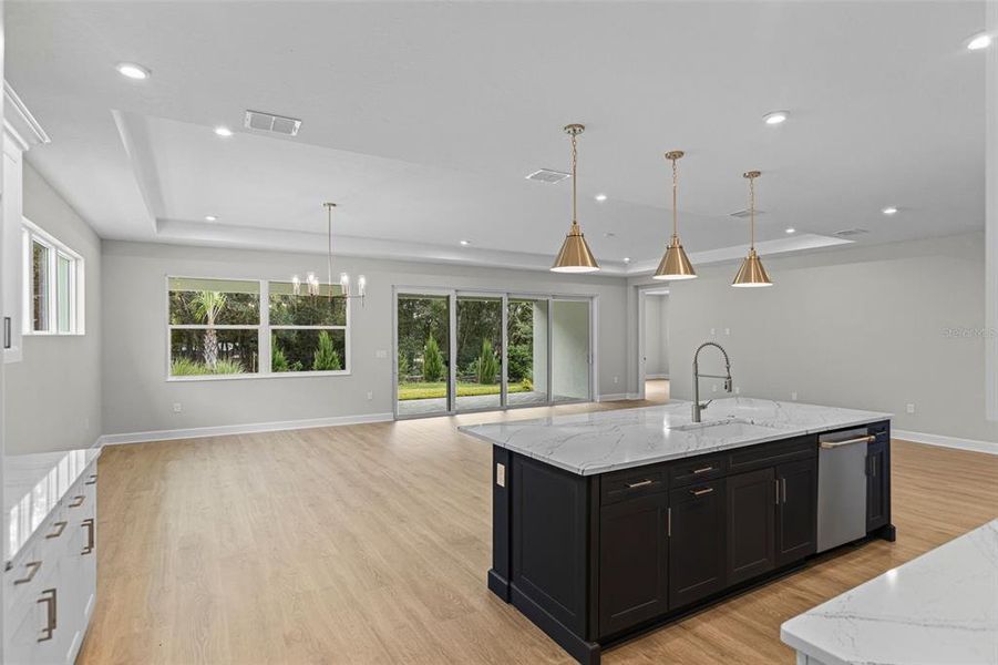 Furnished interior view inside a new home in Cresswind at Hammock Oaks, Lady Lake (Image 8).