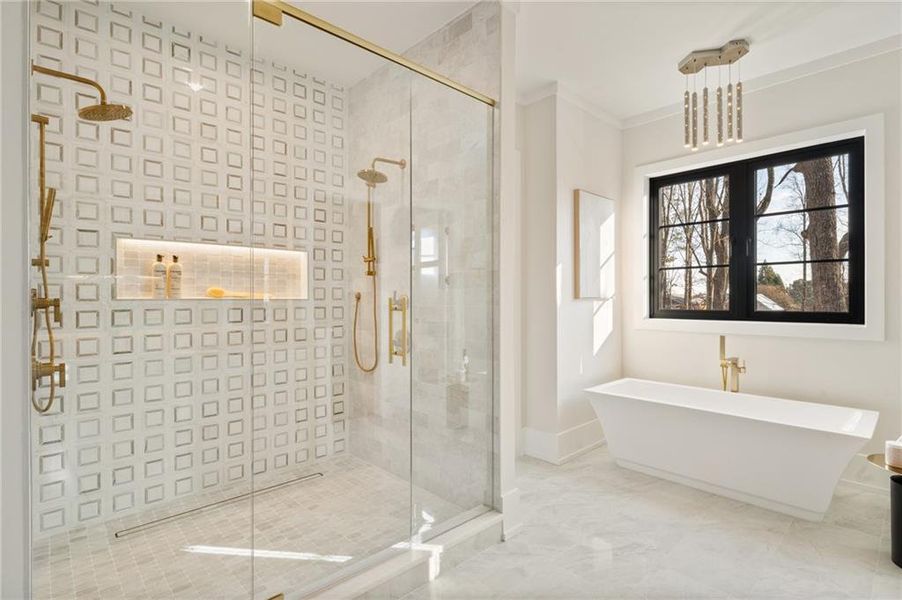 Furnished interior view inside a new home in , Canton (Image 6).