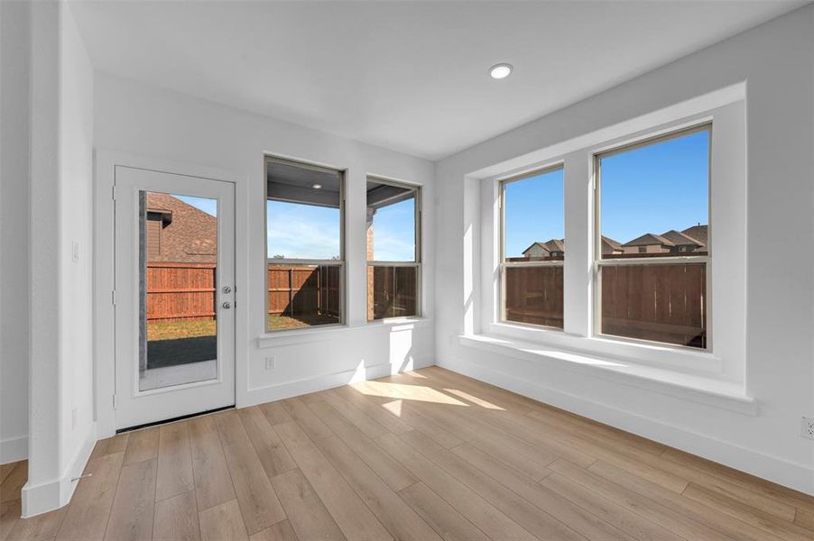 Spacious, unfurnished interior of a new home in Lily Creek at Sutton Fields, Aubrey (Image 27). Spacious, unfurnished interior of a new home in Lily Creek at Sutton Fields, Aubrey (Image 27).