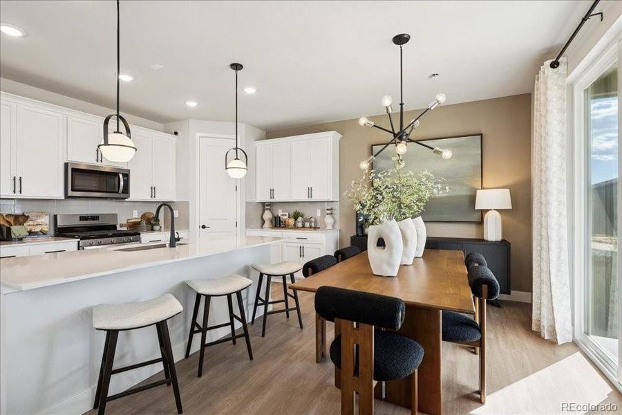 Furnished interior view inside a new home in Coyote Creek, Fort Lupton (Image 24). Furnished interior view inside a new home in Coyote Creek, Fort Lupton (Image 24).