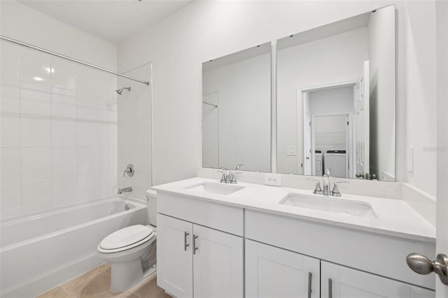 Furnished interior view inside a new home in The Meadow at Crossprairie Bungalows, St. Cloud (Image 5).