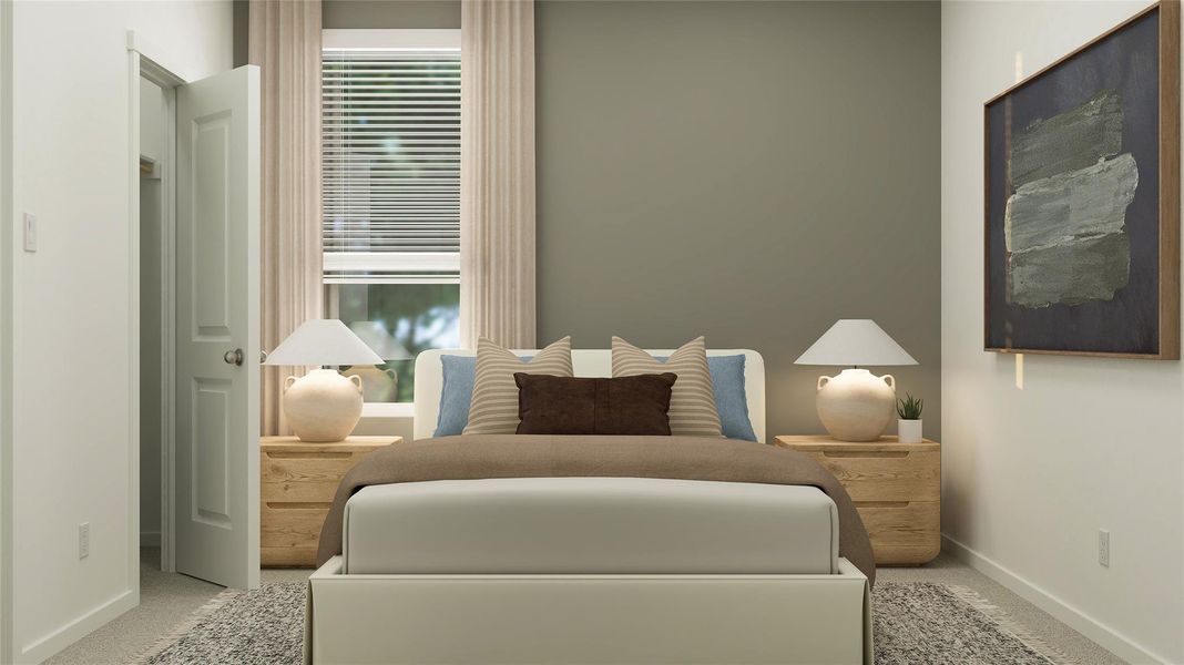 Furnished interior view inside a new home in , Elgin (Image 21).