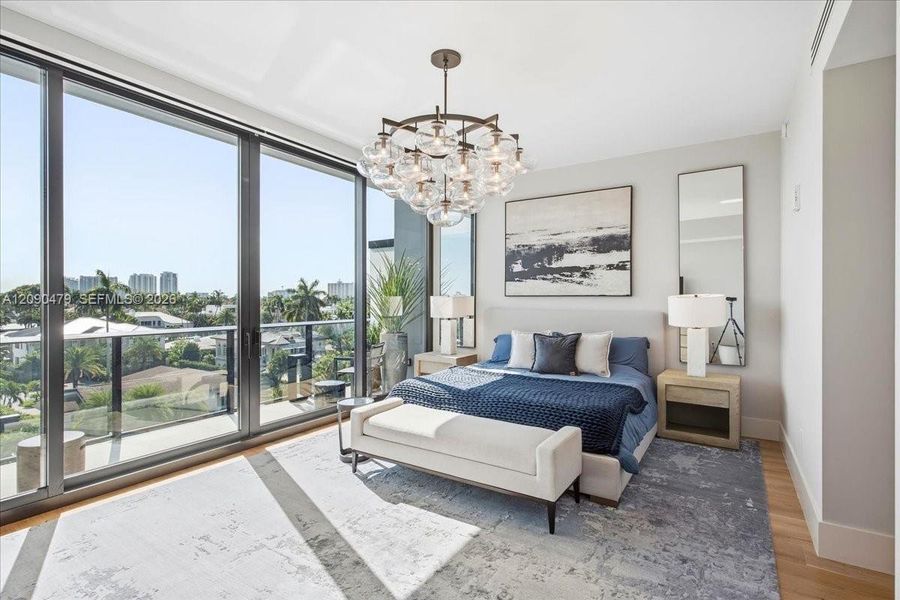 Furnished interior view inside a new home in , Fort Lauderdale (Image 15).