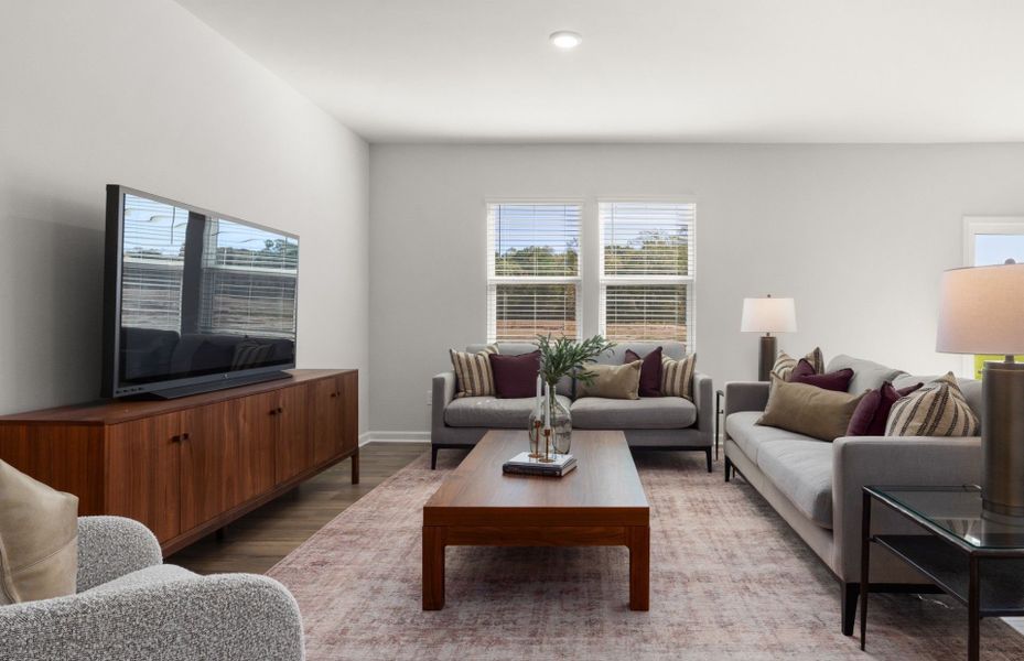 Representative furnished interior of a home built from the Oriole by Centex in Carpenter Falls, Durham (Image 8).