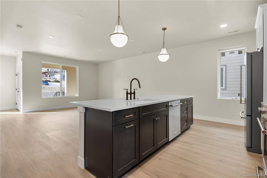 Furnished interior view inside a new home in , Colorado Springs (Image 9).
