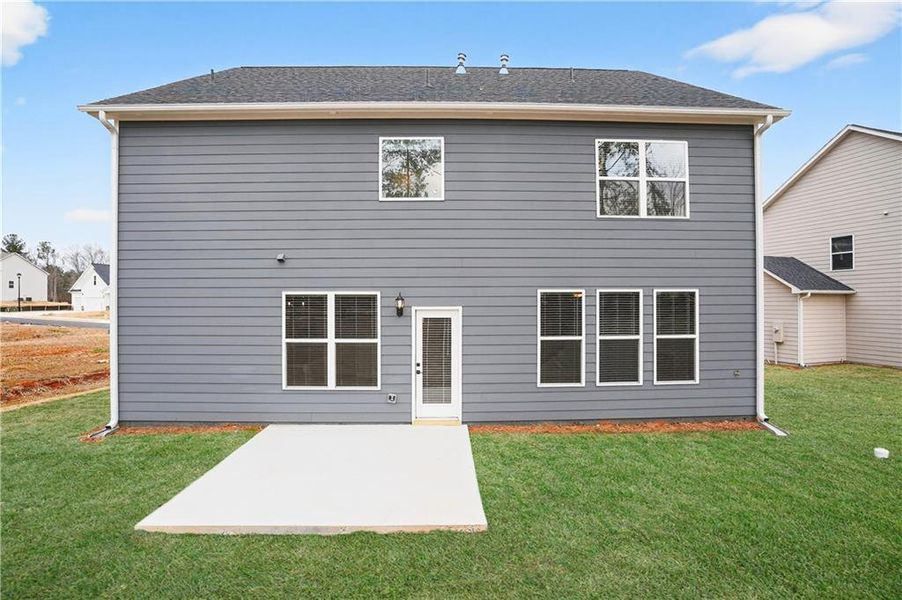 Exterior details and patio area of a home in , Villa Rica (Image 25).