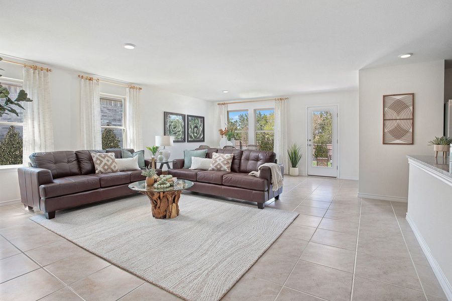 Furnished interior view inside a new home in Princeton Estates, Princeton (Image 3).