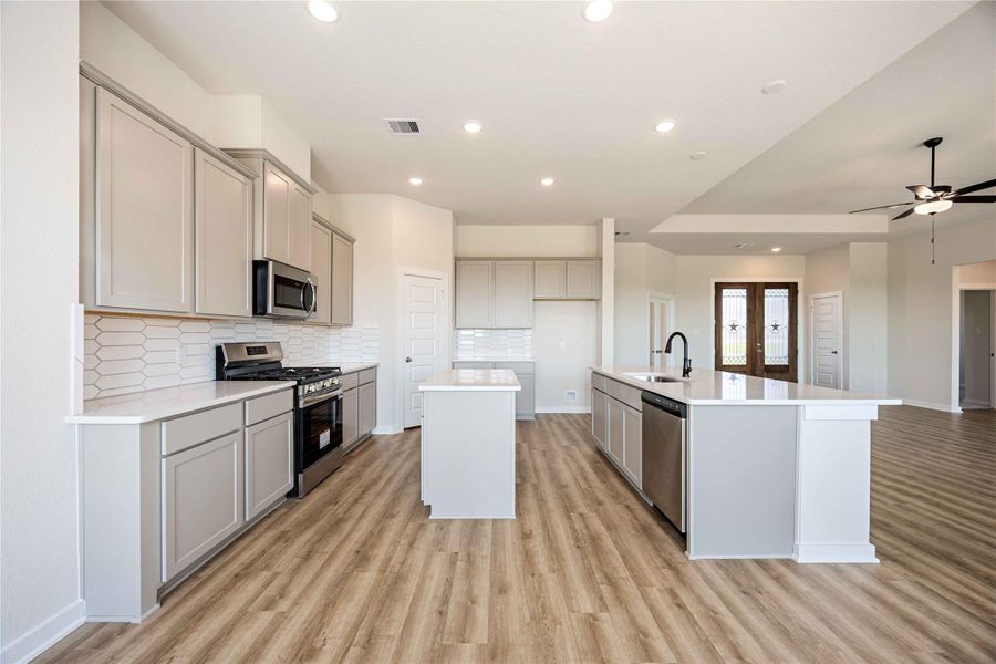 Furnished interior view inside a new home in Blue Heron Estates, Beasley (Image 4). Furnished interior view inside a new home in Blue Heron Estates, Beasley (Image 4).