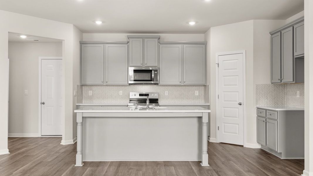 Furnished interior view inside a new home in Brookland Commons, Monroe (Image 4).