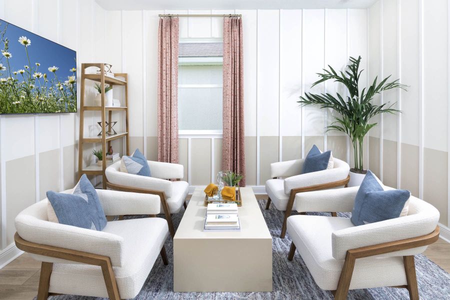 Representative furnished interior of a home built from the Glades by Mattamy Homes in Wellen Park, Venice (Image 13).