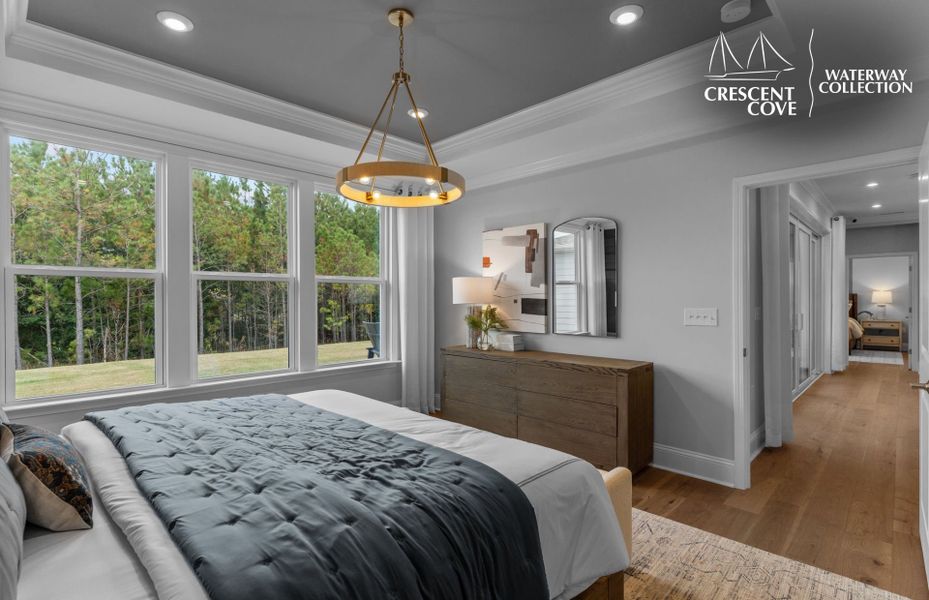 Representative furnished interior of a home built from the Stardom - Waterway Collection by Pulte Homes in Crescent Cove, Myrtle Beach (Image 12).