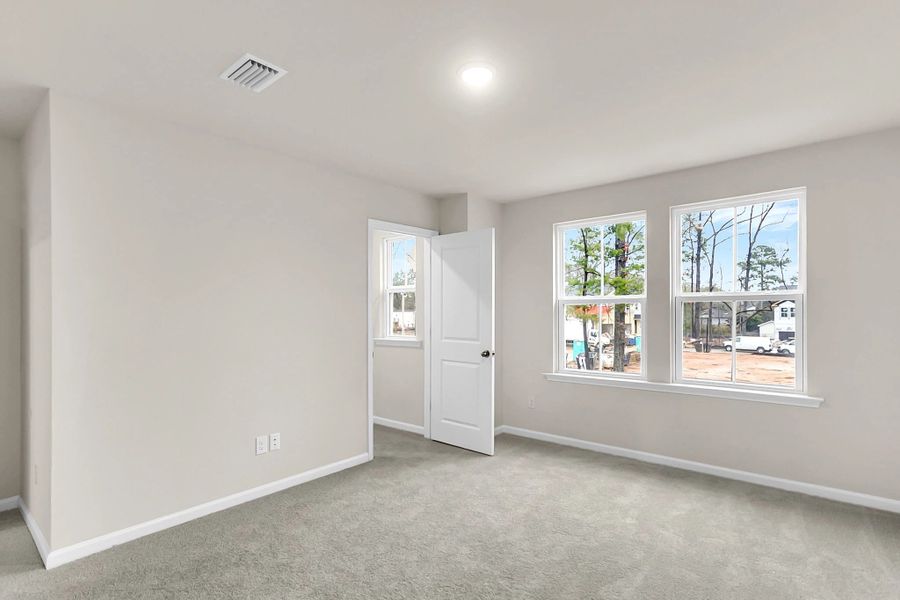Spacious, unfurnished interior of a new home in Windward Village, Summerville (Image 12). Spacious, unfurnished interior of a new home in Windward Village, Summerville (Image 12).